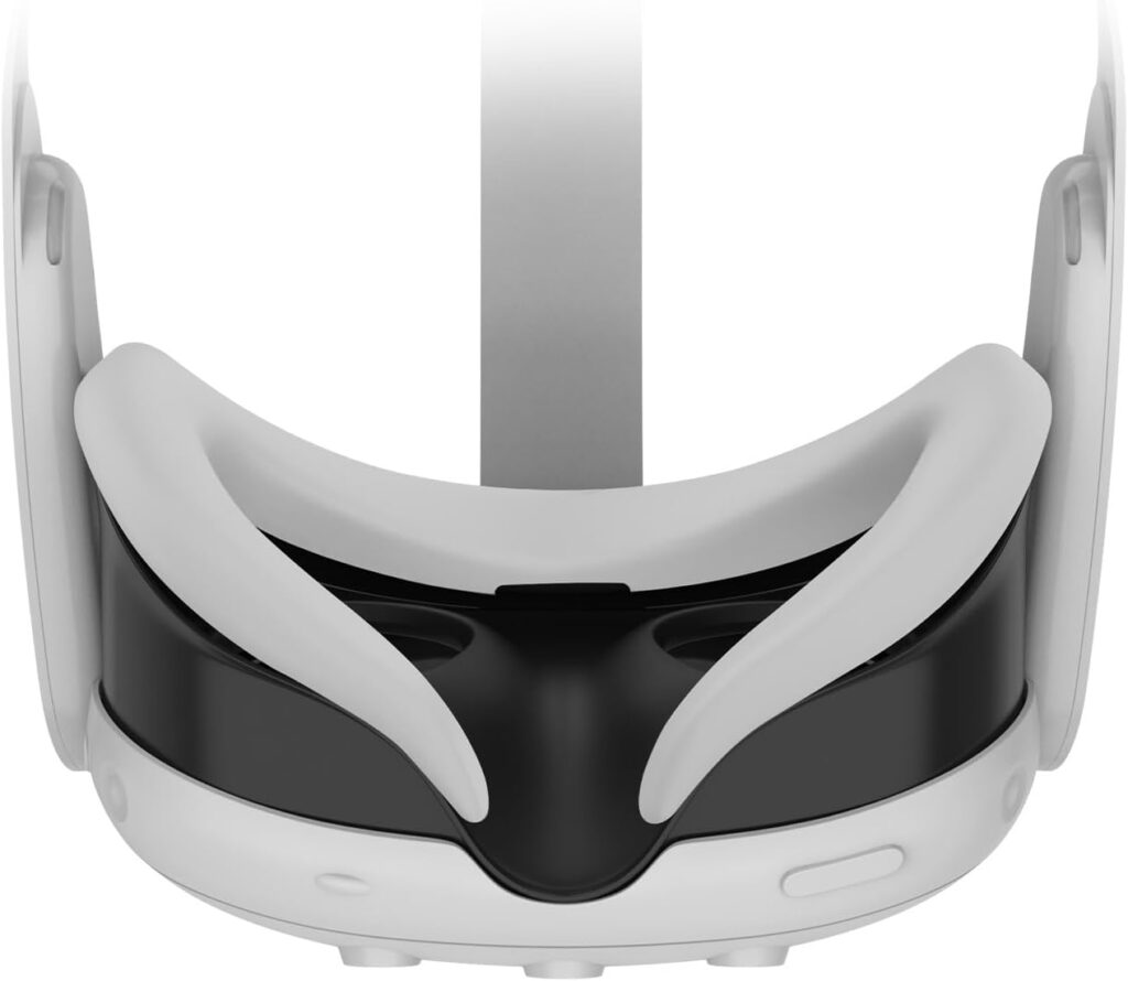 Tadow Meta Quest 3 Elite-Headset, verstellbares VR-Stirnband, Gaming-Zubehör  Halterungszubehör, (Silikon-Rückenpolster, Kopfgurt, Flexibler weicher  Riemen, 60° klappbarer Drehpunkt, hochwertiges PU-Leder, 360° drehbarer  Knopf)