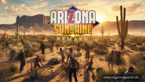 Arizona Sunshine Remake – Zombie-Horde in der Wüste Arizonas bei Sonnenuntergang