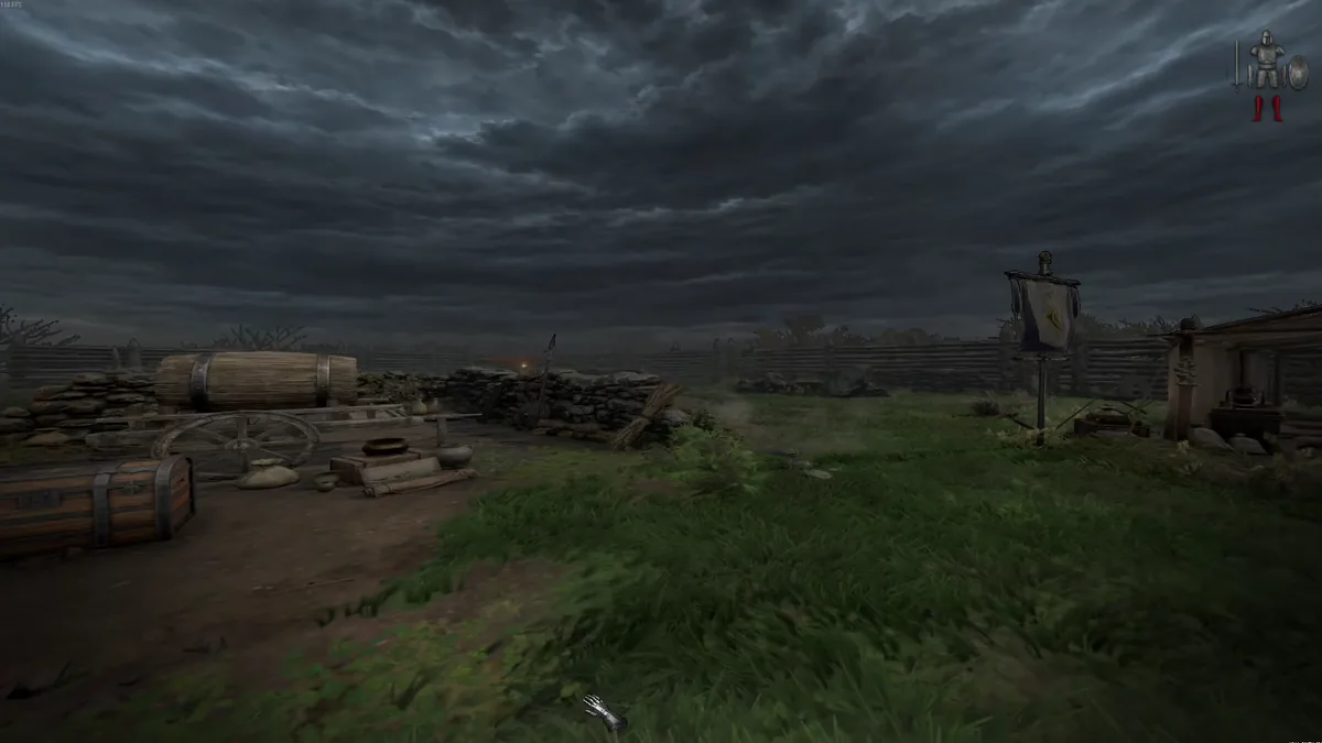 Verpixeltes Bild von Diablo 2 Resurrected VR mit der Standard-Auflösung